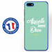 TPU0Y52018DIEUTURQUOISE - Coque souple pour Huawei Y5 (2018) avec impression Motifs Appelle moi Dieu turquoise