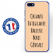 TPU0Y52018GENIALEBEIGE - Coque souple pour Huawei Y5 (2018) avec impression Motifs Chiante mais Géniale beige