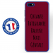 TPU0Y52018GENIALEBORDEAU - Coque souple pour Huawei Y5 (2018) avec impression Motifs Chiante mais Géniale bordeau