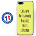 TPU0Y52018GENIALEJAUNE - Coque souple pour Huawei Y5 (2018) avec impression Motifs Chiante mais Géniale jaune