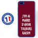 TPU0Y52018RAISONBORDEAU - Coque souple pour Huawei Y5 (2018) avec impression Motifs marre d'avoir raison bordeau