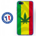 TPU0Y52018RASTA - Coque souple pour Huawei Y5 (2018) avec impression Motifs rasta