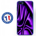 TPU0Y52018SOIEMAUVE - Coque souple pour Huawei Y5 (2018) avec impression Motifs soie drapée mauve