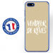 TPU0Y52018VENDREVETAUPE - Coque souple pour Huawei Y5 (2018) avec impression Motifs vendeur de rêves taupe