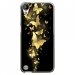 TPU1DES530PAPILLONSDORES - Coque souple pour HTC Desire 530 avec impression Motifs papillons dorés