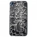 TPU1DES626ARABESQUENOIR - Coque souple pour HTC Desire 626 avec impression Motifs arabesque noir