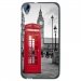 TPU1DES626CABINEUK - Coque souple pour HTC Desire 626 avec impression Motifs cabine téléphonique UK rouge