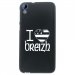 TPU1DES626DRAPBREIZH - Coque souple pour HTC Desire 626 avec impression Motifs drapeau Breton I Love Breizh