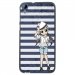 TPU1DES626MANGAMARINE - Coque souple pour HTC Desire 626 avec impression Motifs manga fille marin