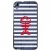 TPU1DES626POISSON - Coque souple pour HTC Desire 626 avec impression Motifs squelette poisson