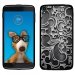 TPU1IDOL355ARABESQUENOIR - Coque Souple en gel pour Alcatel Idol 3 5,5 avec impression Motifs arabesque noir