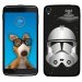 TPU1IDOL355CLONE - Coque Souple en gel pour Alcatel Idol 3 5,5 avec impression Motifs clone et vaisseau spatial