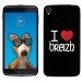TPU1IDOL355COEURBREIZH - Coque Souple en gel pour Alcatel Idol 3 5,5 avec impression Motifs coeur rouge I Love Breizh