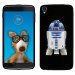 TPU1IDOL355ROBOT - Coque Souple en gel pour Alcatel Idol 3 5,5 avec impression Motifs robot