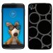 TPU1IDOL355RONDSGRIS - Coque Souple en gel pour Alcatel Idol 3 5,5 avec impression Motifs ronds gris