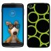TPU1IDOL355RONDSVERTS - Coque Souple en gel pour Alcatel Idol 3 5,5 avec impression Motifs ronds verts