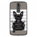 TPU1LGK7DOGPRISONOS - Coque souple pour LG K7 avec impression Motifs bulldog prisonnier os