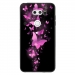 TPU1LGV30PAPILLONSFUSHIAS - Coque souple pour LG V30 avec impression Motifs papillons fushias