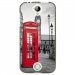 TPU1M320CABINEUK - Coque souple pour Acer Liquid M320 avec impression Motifs cabine téléphonique UK rouge