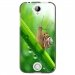TPU1M320ESCARGOT - Coque souple pour Acer Liquid M320 avec impression Motifs escargot sur une tige
