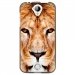 TPU1M320LION - Coque souple pour Acer Liquid M320 avec impression Motifs tête de lion