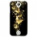TPU1M320PAPILLONSDORES - Coque souple pour Acer Liquid M320 avec impression Motifs papillons dorés