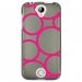 TPU1M320RONDSFUSHIAS - Coque souple pour Acer Liquid M320 avec impression Motifs ronds fushias