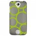 TPU1M320RONDSVERTS - Coque souple pour Acer Liquid M320 avec impression Motifs ronds verts