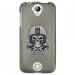 TPU1M320SKULLCASQUE - Coque souple pour Acer Liquid M320 avec impression Motifs tête de mort avec un casque de moto
