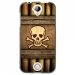 TPU1M320SKULLPIRATE - Coque souple pour Acer Liquid M320 avec impression Motifs pirate et tête de mort