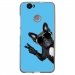 TPU1NOVACHIENVBLEU - Coque souple pour Huawei Nova avec impression Motifs chien à lunettes sur fond bleu