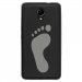 TPU1ROBBYPIED - Coque souple pour Wiko Robby avec impression Motifs empreinte de pied