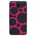 TPU1ROBBYRONDSFUSHIAS - Coque souple pour Wiko Robby avec impression Motifs ronds fushias