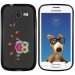TPU1S7390CHOUETTEBRANCHE - Coque Souple en gel noir pour Galaxy Trend Lite avec impression Motifs chouette sur une branche