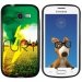 TPU1S7390FURY - Coque Souple en gel noir pour Galaxy Trend Lite avec impression Motifs Fury