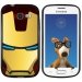 TPU1S7390IRONMASQUE - Coque Souple en gel noir pour Galaxy Trend Lite avec impression Motifs masque Iron