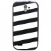 TPU1SFRTRAIL4BANDESBLANCHES - Coque souple pour SFR StarTrail 4 avec impression Motifs bandes blanches