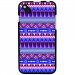 TPU1SUNSET2AZTEQUEBLEUVIO - Coque souple pour Wiko Sunset 2 avec impression Motifs aztèque bleu et violet