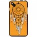 TPU1SUNSET2REVEORANGE - Coque souple pour Wiko Sunset 2 avec impression Motifs attrape rêve sur fond orange