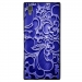 TPU1XA1ULTRAARABESQUEBLEU - Coque souple pour Sony Xperia XA1 Ultra avec impression Motifs arabesque bleu
