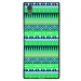 TPU1XA1ULTRAAZTEQUEBLEUVER - Coque souple pour Sony Xperia XA1 Ultra avec impression Motifs aztèque bleu et vert