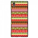 TPU1XA1ULTRAAZTEQUEJAUROU - Coque souple pour Sony Xperia XA1 Ultra avec impression Motifs aztèque jaune et rouge