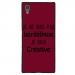 TPU1XA1ULTRABORDELIQUEBORDEA - Coque souple pour Sony Xperia XA1 Ultra avec impression Motifs Je ne suis pas bordélique bordeau