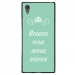 TPU1XA1ULTRABOUDERTURQUOISE - Coque souple pour Sony Xperia XA1 Ultra avec impression Motifs Bouder pour mieux Régner turquoise