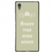 TPU1XA1ULTRABOUDERVERT - Coque souple pour Sony Xperia XA1 Ultra avec impression Motifs Bouder pour mieux Régner vert