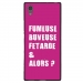 TPU1XA1ULTRAFUMEUSEFUSHIA - Coque souple pour Sony Xperia XA1 Ultra avec impression Motifs fumeuse et alors fushia
