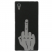 TPU1XA1ULTRAMAINDOIGT - Coque souple pour Sony Xperia XA1 Ultra avec impression Motifs doigt d'honneur