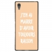 TPU1XA1ULTRARAISONBEIGE - Coque souple pour Sony Xperia XA1 Ultra avec impression Motifs marre d'avoir raison beige