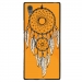 TPU1XA1ULTRAREVEORANGE - Coque souple pour Sony Xperia XA1 Ultra avec impression Motifs attrape rêve sur fond orange
