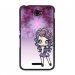 TPU1XPE4MANGAVIOLETTA - Coque souple pour Sony Xperia E4 avec impression Motifs manga fille violetta